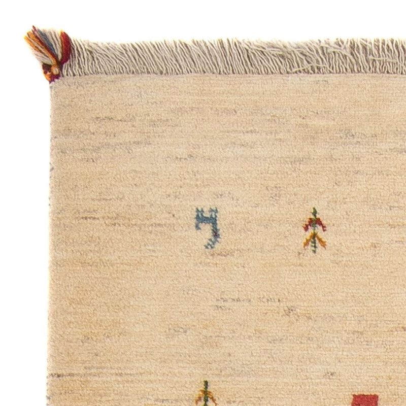 Tappeto corsia Tappeto Gabbeh - Persero - 200 x 82 cm - beige