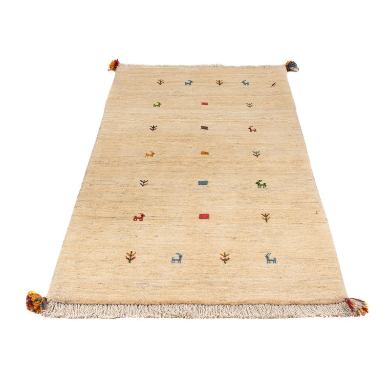 Tappeto corsia Tappeto Gabbeh - Persero - 200 x 82 cm - beige