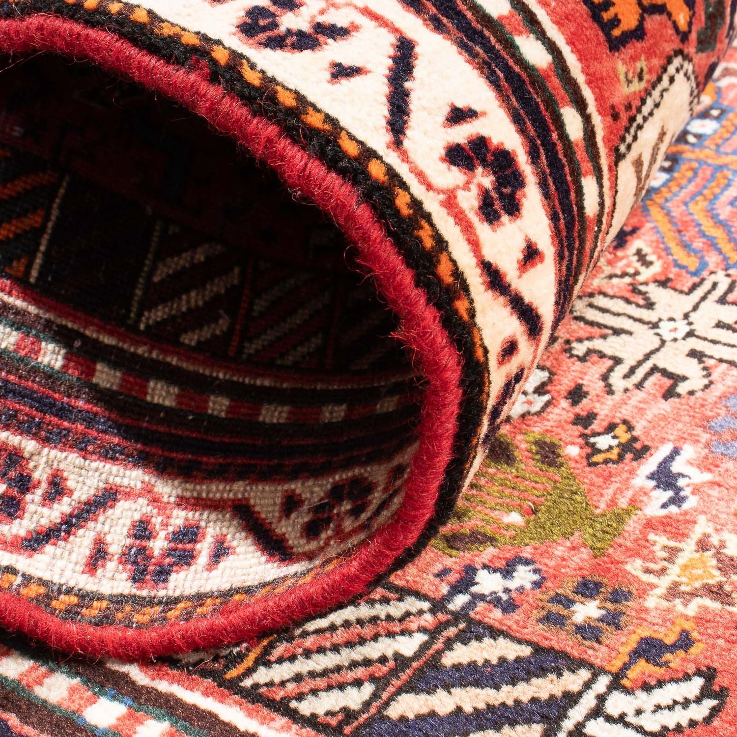 Tappeto corsia Tappeto Persero - Nomade - 198 x 85 cm - rosso