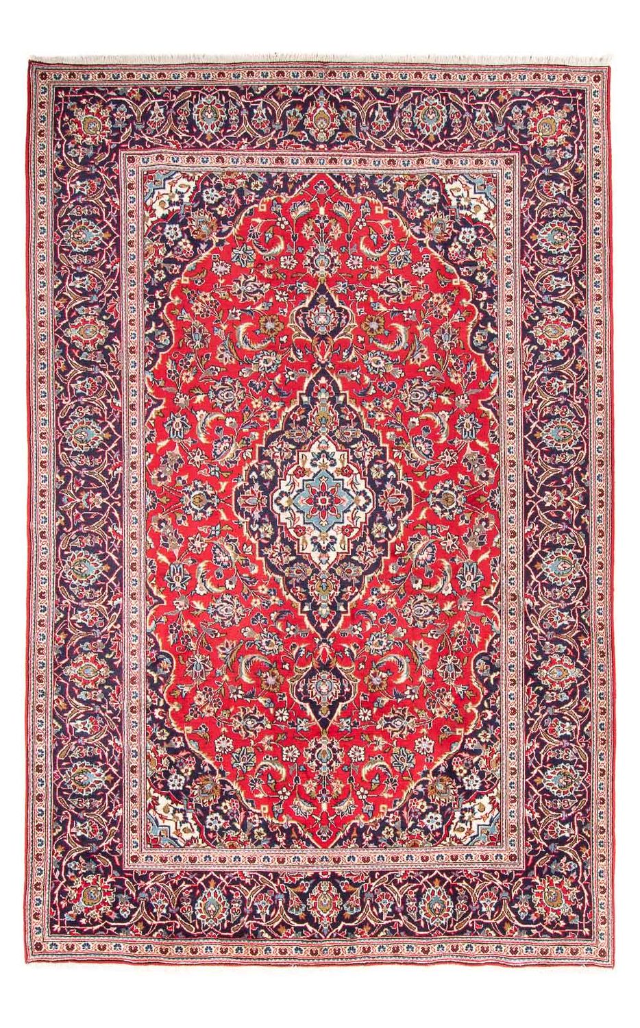 Tappeto Persero - Keshan - 307 x 195 cm - rosso