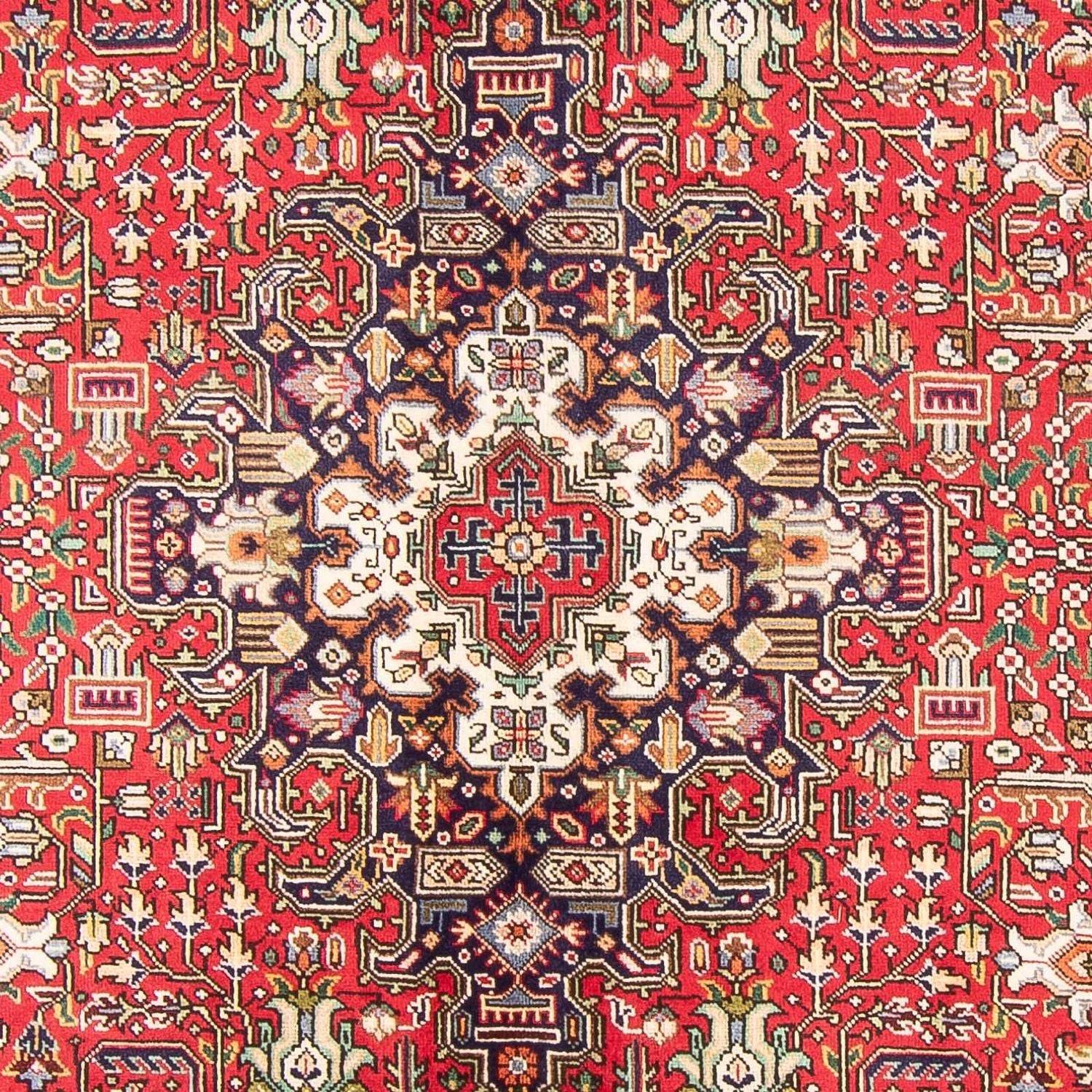 Tappeto Persero - Tabriz - 302 x 200 cm - rosso