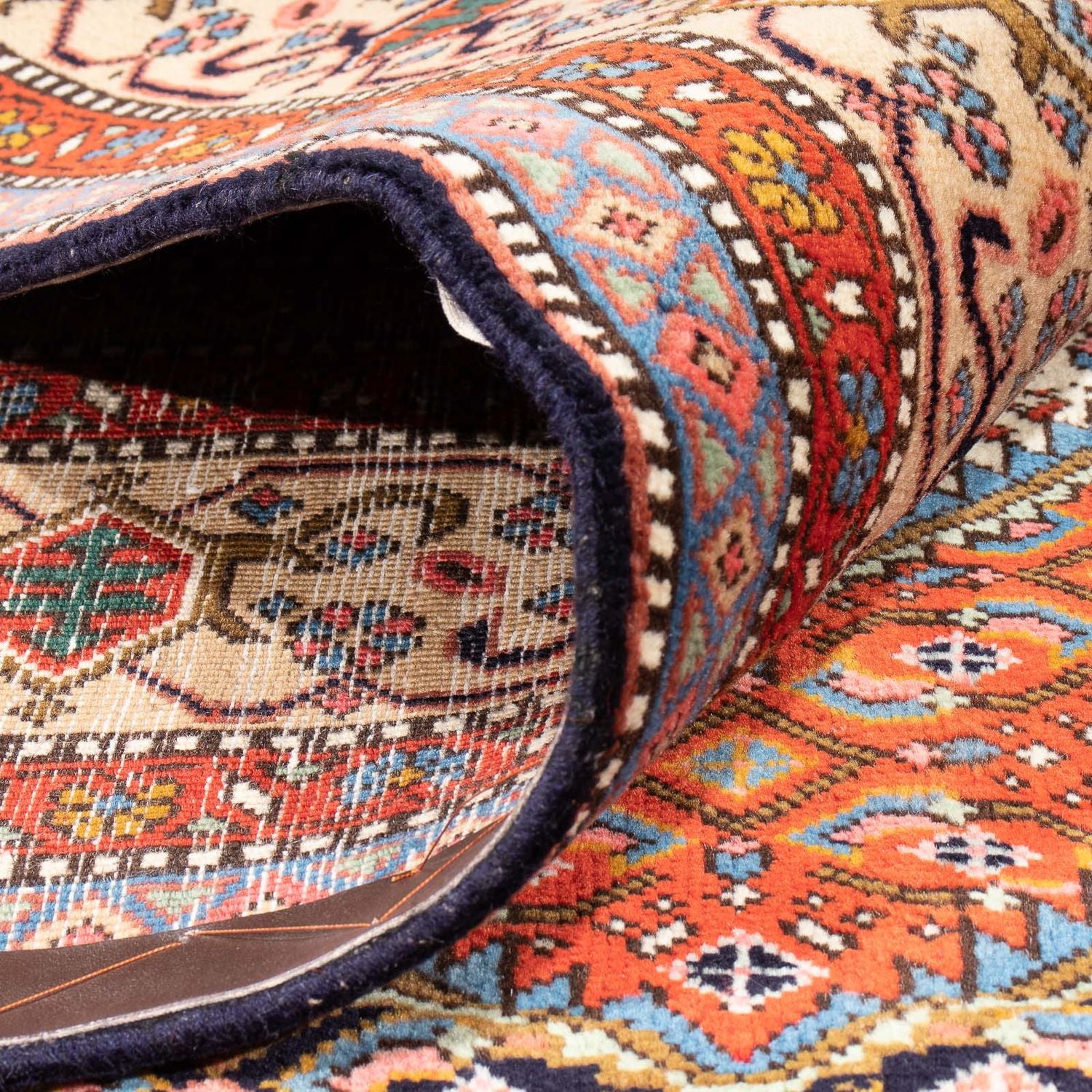 Tappeto Persero - Tabriz - 276 x 208 cm - blu scuro