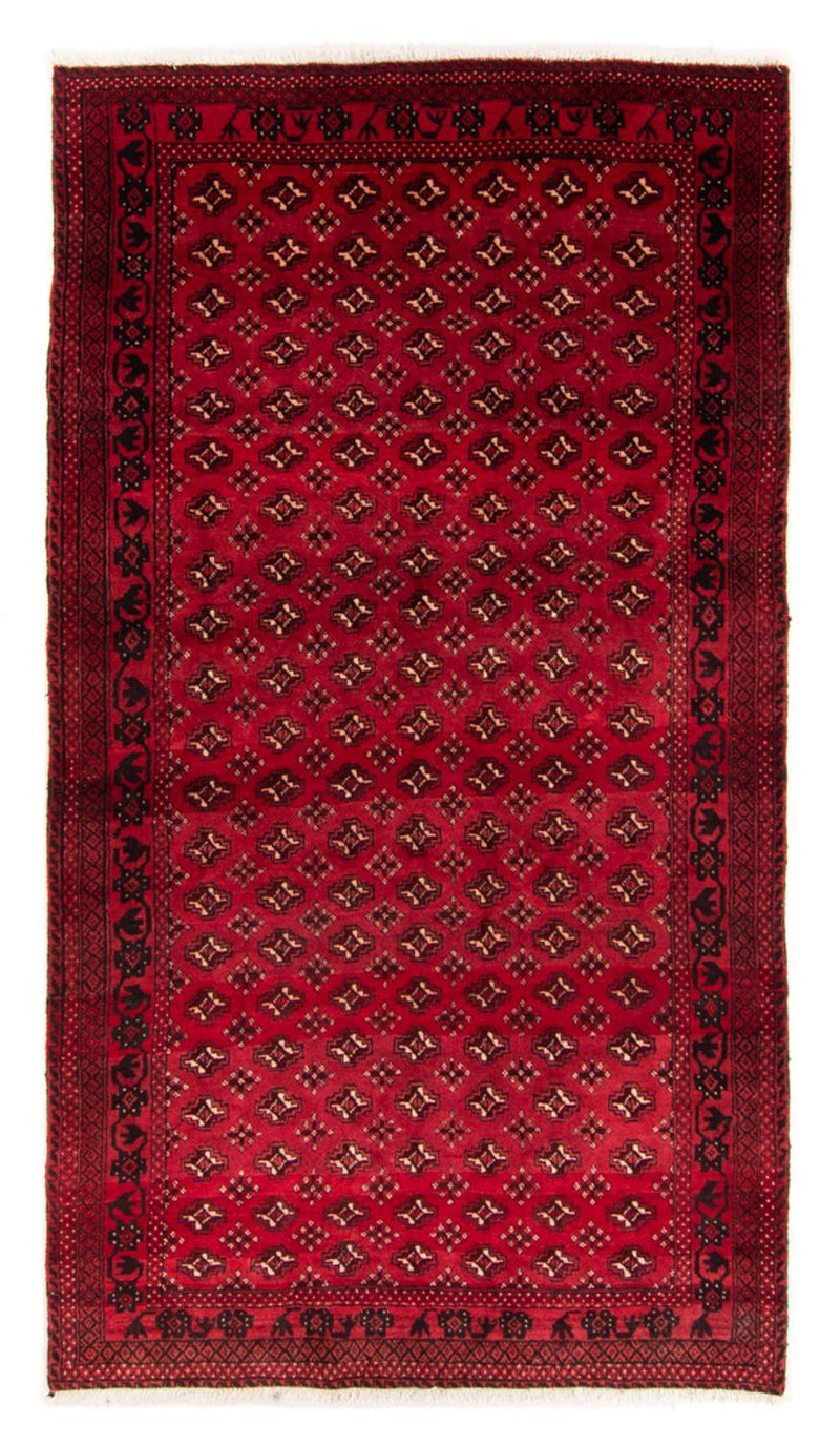 Tappeto Turkaman - 239 x 130 cm - rosso