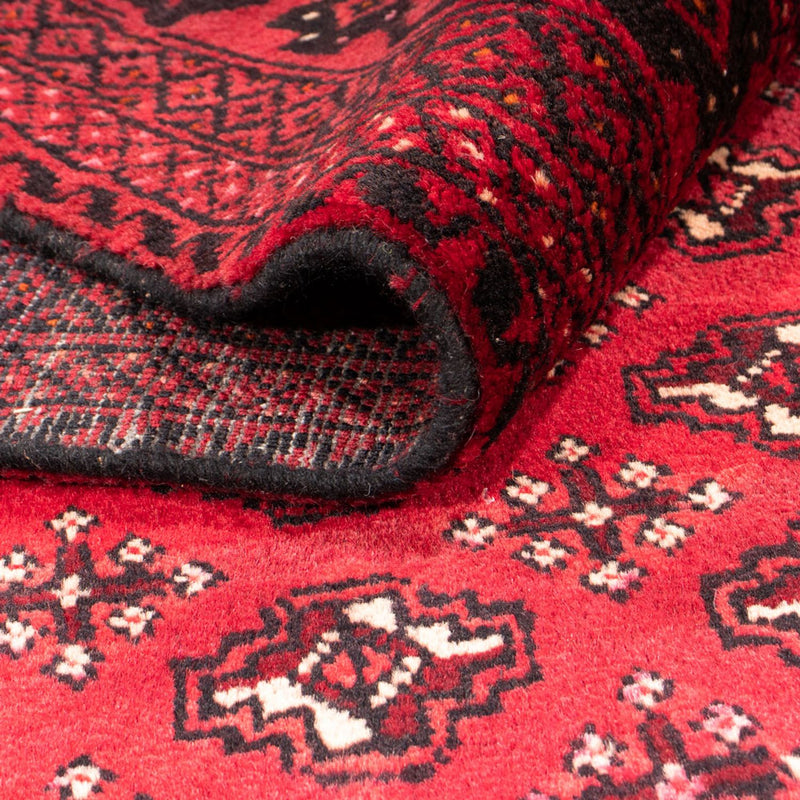 Tappeto Turkaman - 239 x 130 cm - rosso