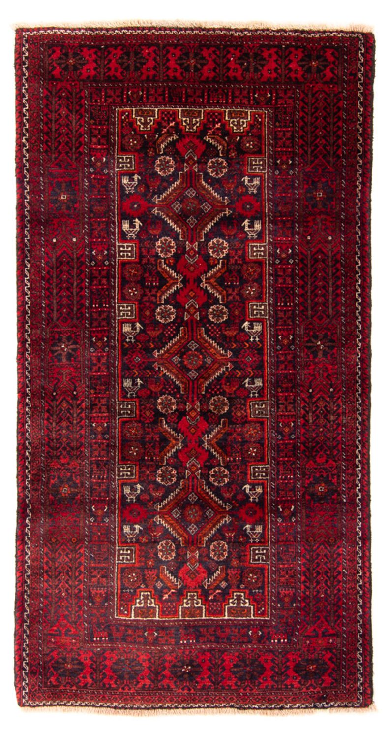 Tappeto corsia Tappeto Belutsch - 182 x 96 cm - rosso