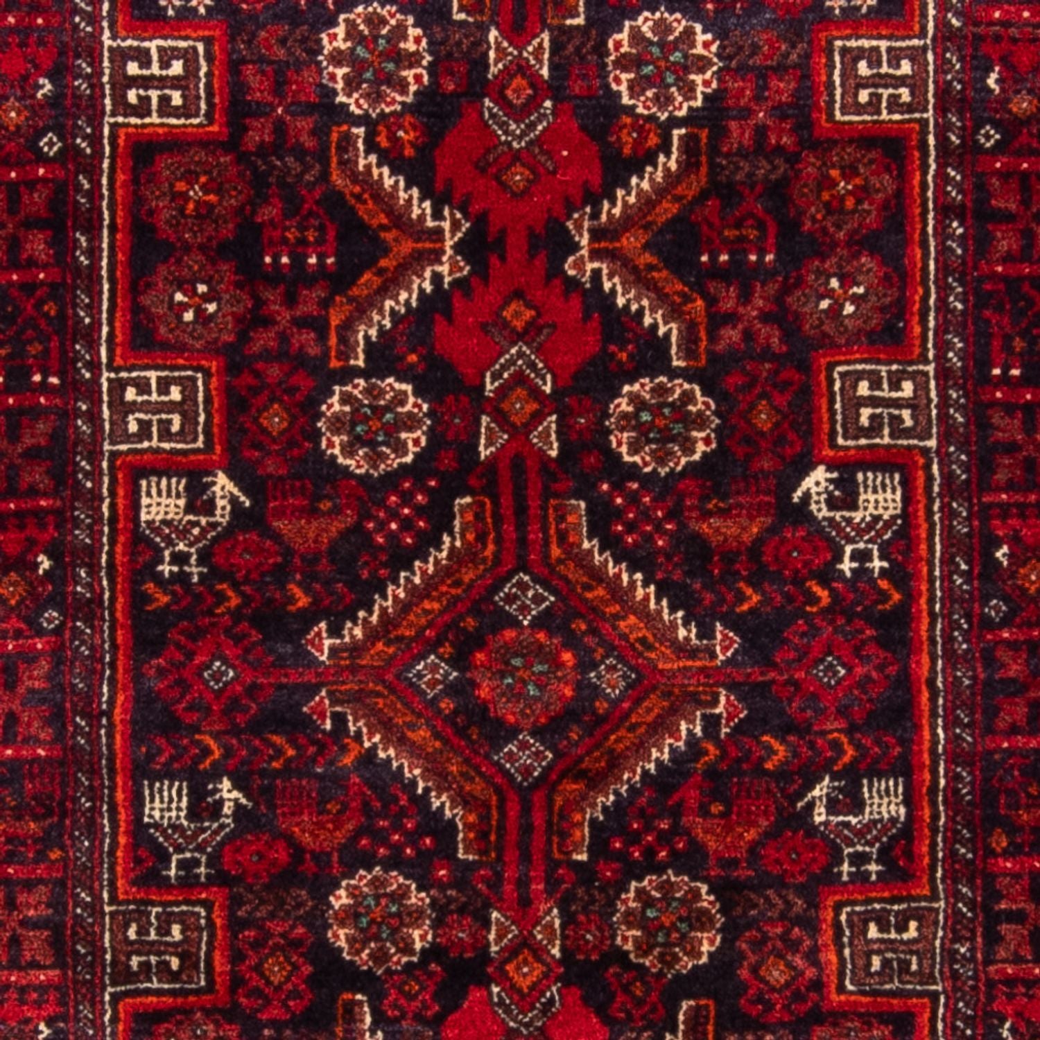 Tappeto corsia Tappeto Belutsch - 182 x 96 cm - rosso