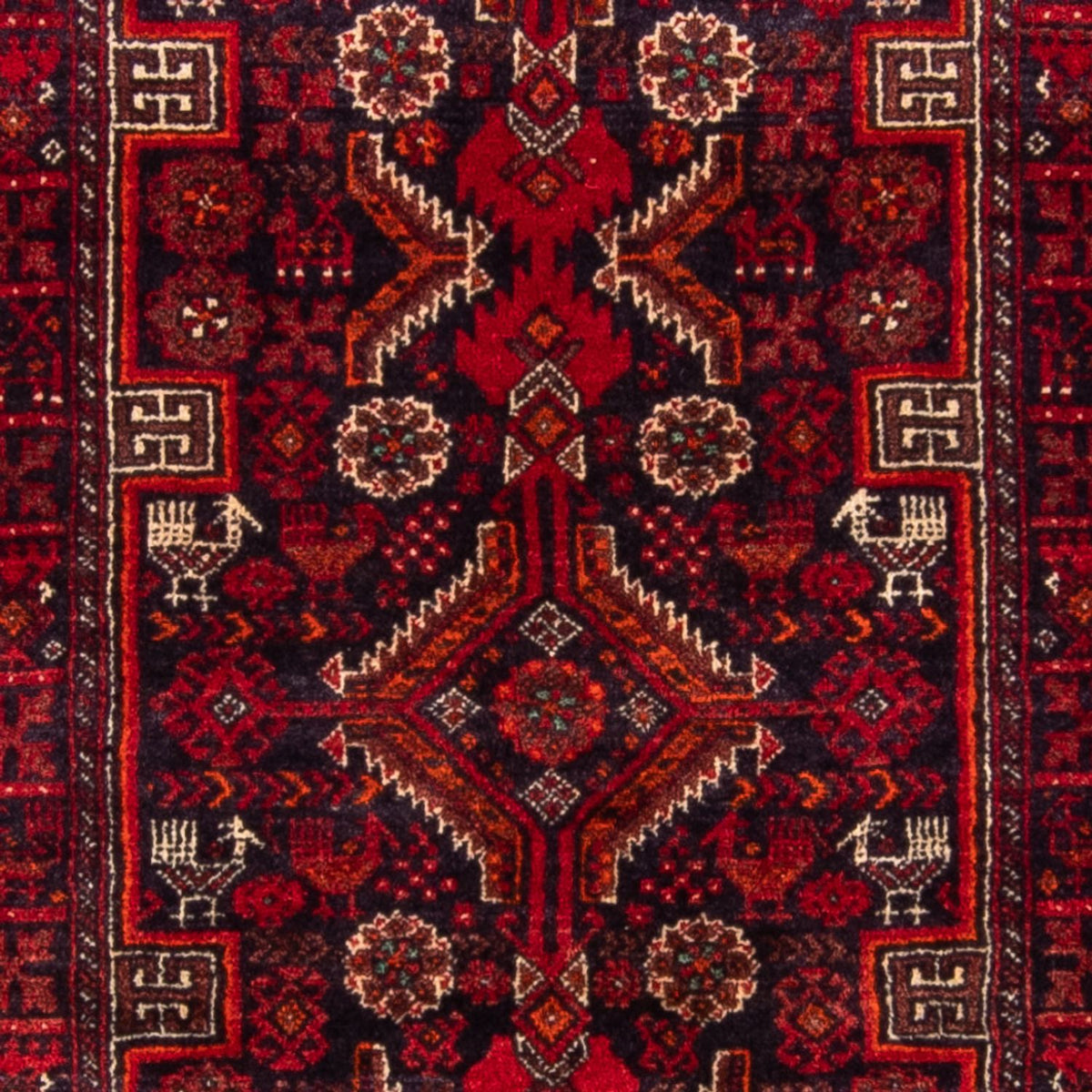 Tappeto corsia Tappeto Belutsch - 182 x 96 cm - rosso