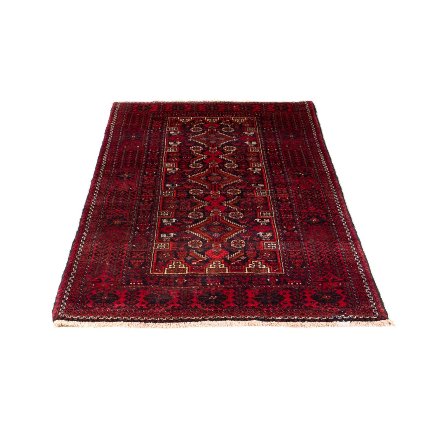 Tappeto corsia Tappeto Belutsch - 182 x 96 cm - rosso