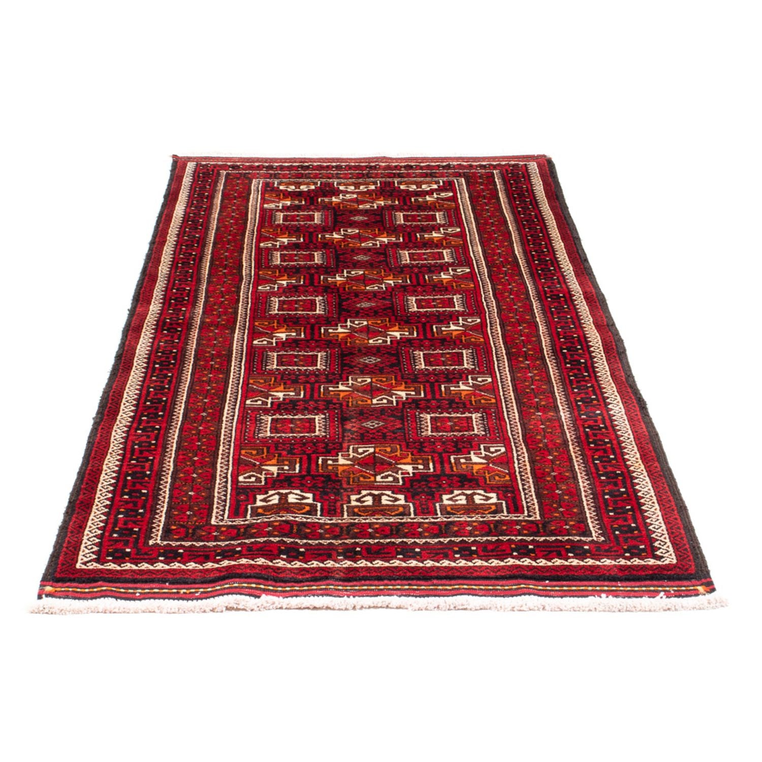 Tappeto corsia Tappeto Belutsch - 190 x 90 cm - rosso