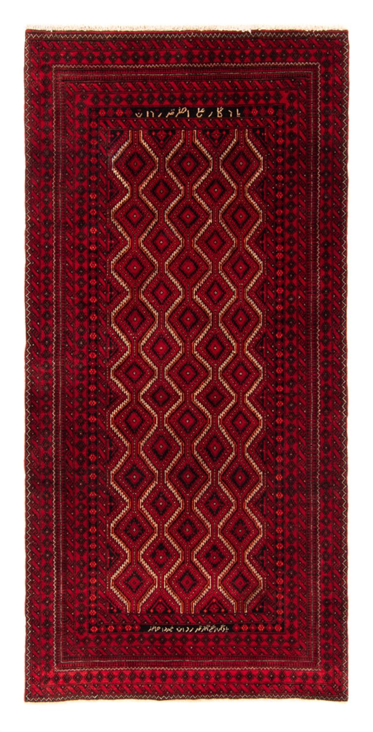Tappeto corsia Tappeto Belutsch - 198 x 92 cm - rosso