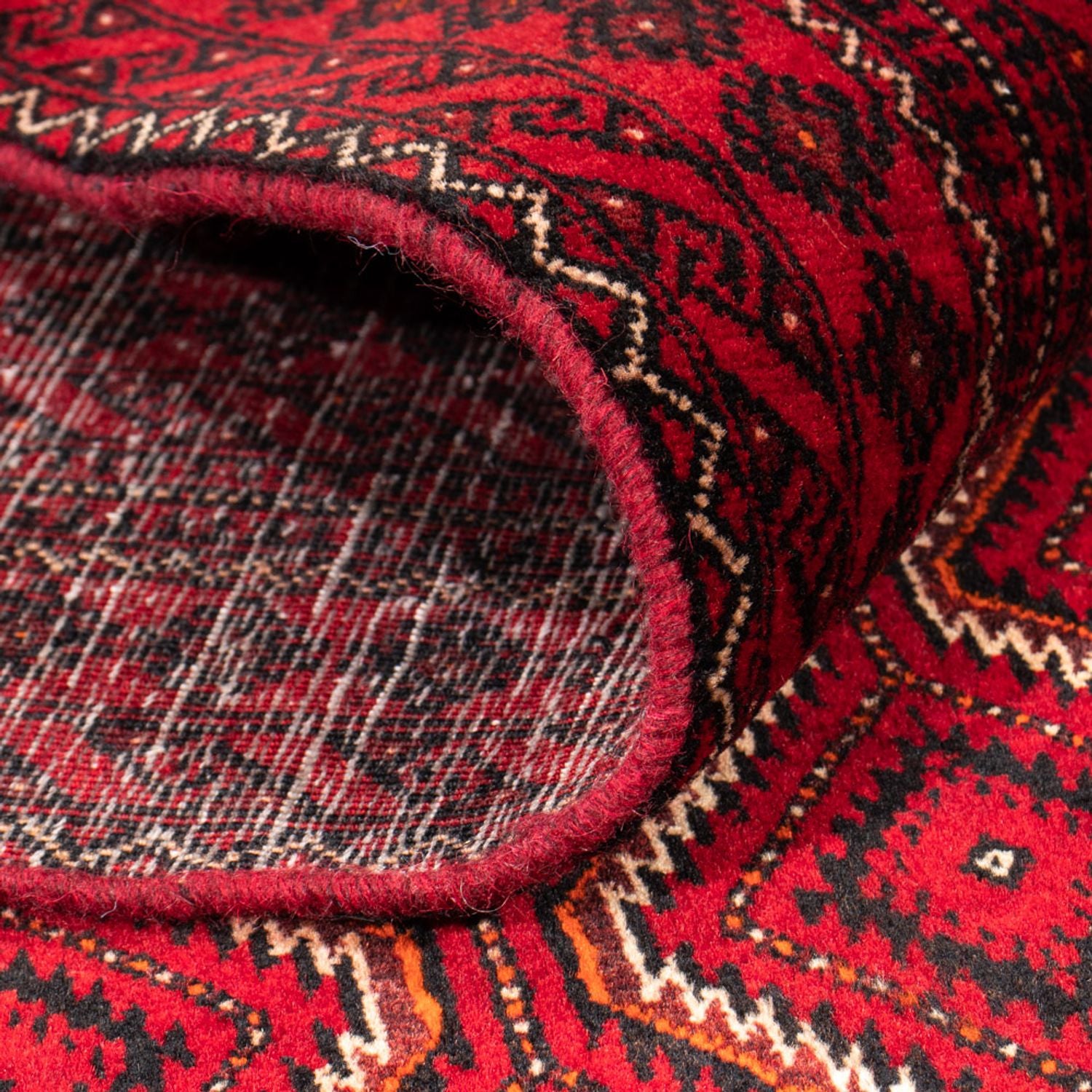 Tappeto corsia Tappeto Belutsch - 198 x 92 cm - rosso