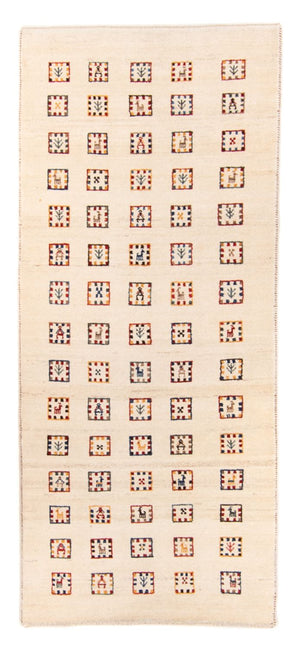 Tappeto corsia Tappeto Gabbeh - Loribaft Persero - 200 x 82 cm - beige