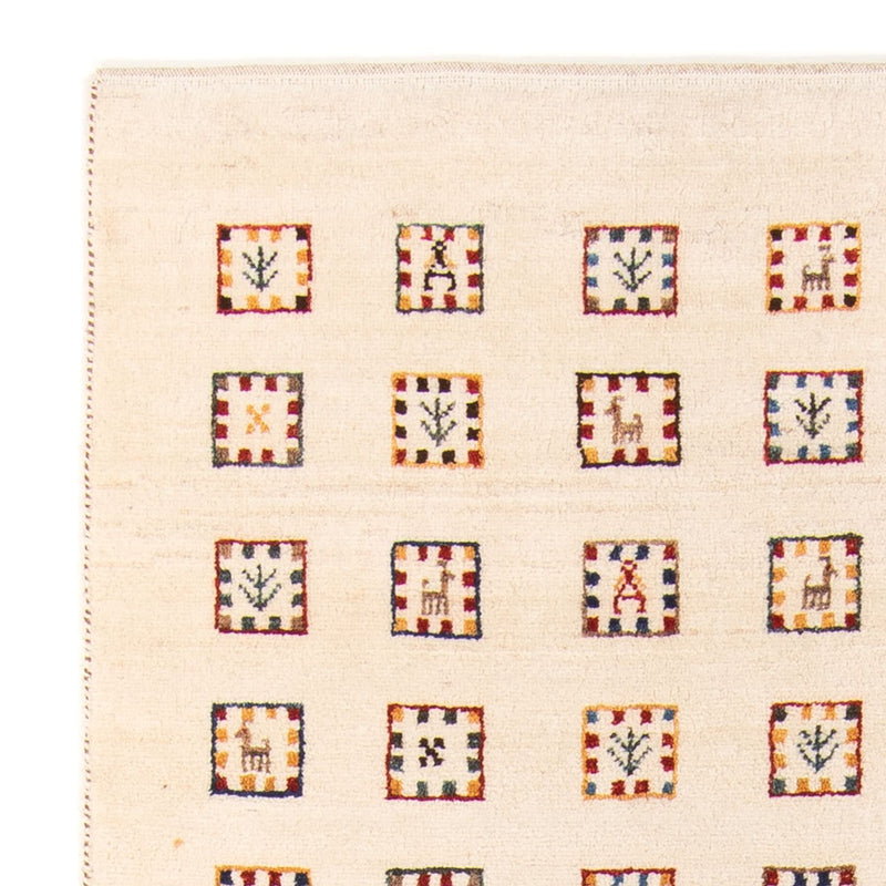Tappeto corsia Tappeto Gabbeh - Loribaft Persero - 200 x 82 cm - beige