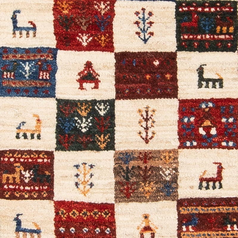 Tappeto Gabbeh - Loribaft Persero - 129 x 81 cm - multicolore