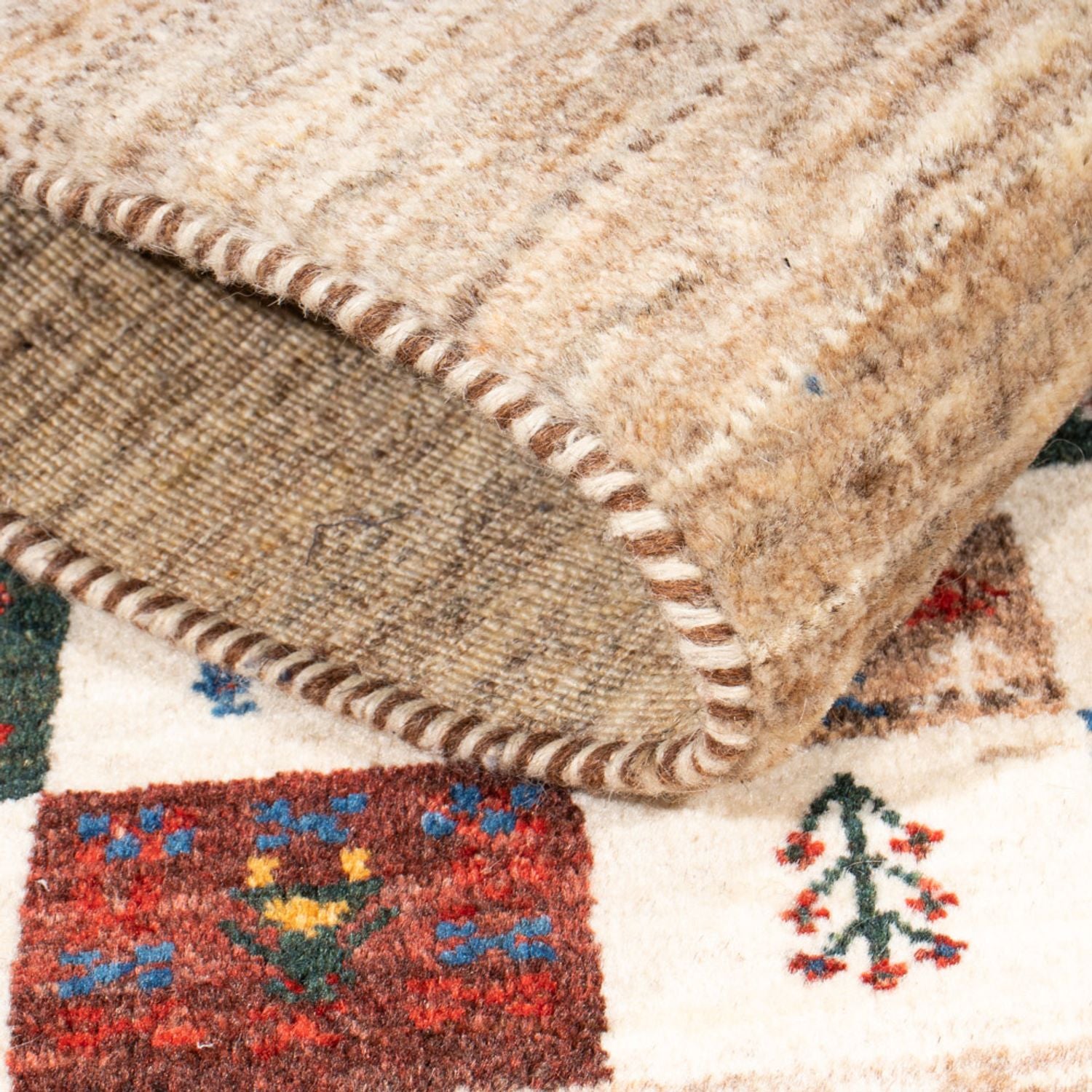 Tappeto Gabbeh - Loribaft Persero - 129 x 81 cm - multicolore