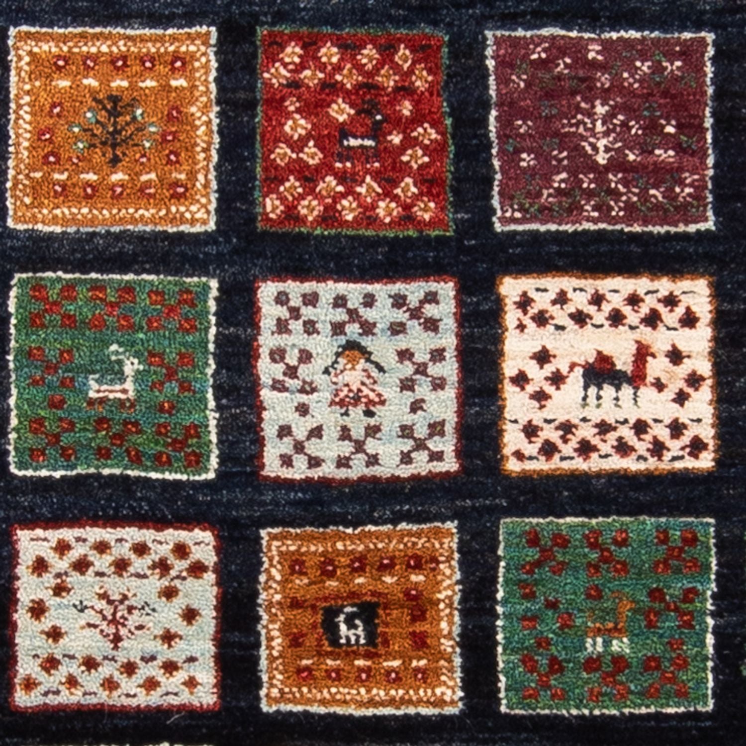 Tappeto Gabbeh - Loribaft Persero - 120 x 87 cm - multicolore