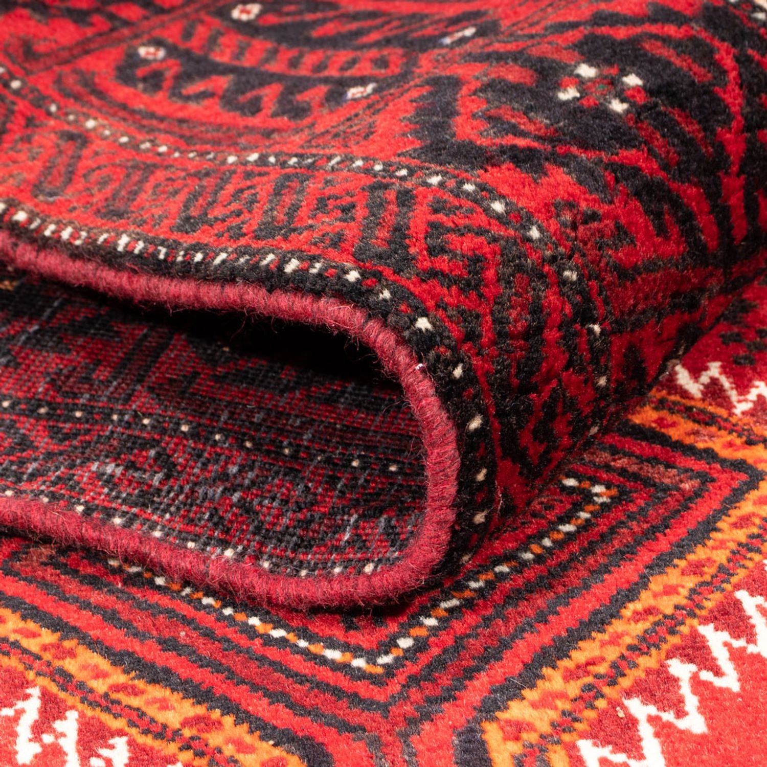 Tappeto corsia Tappeto Belutsch - 211 x 102 cm - rosso