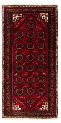 Tappeto corsia Tappeto Belutsch - 188 x 94 cm - rosso