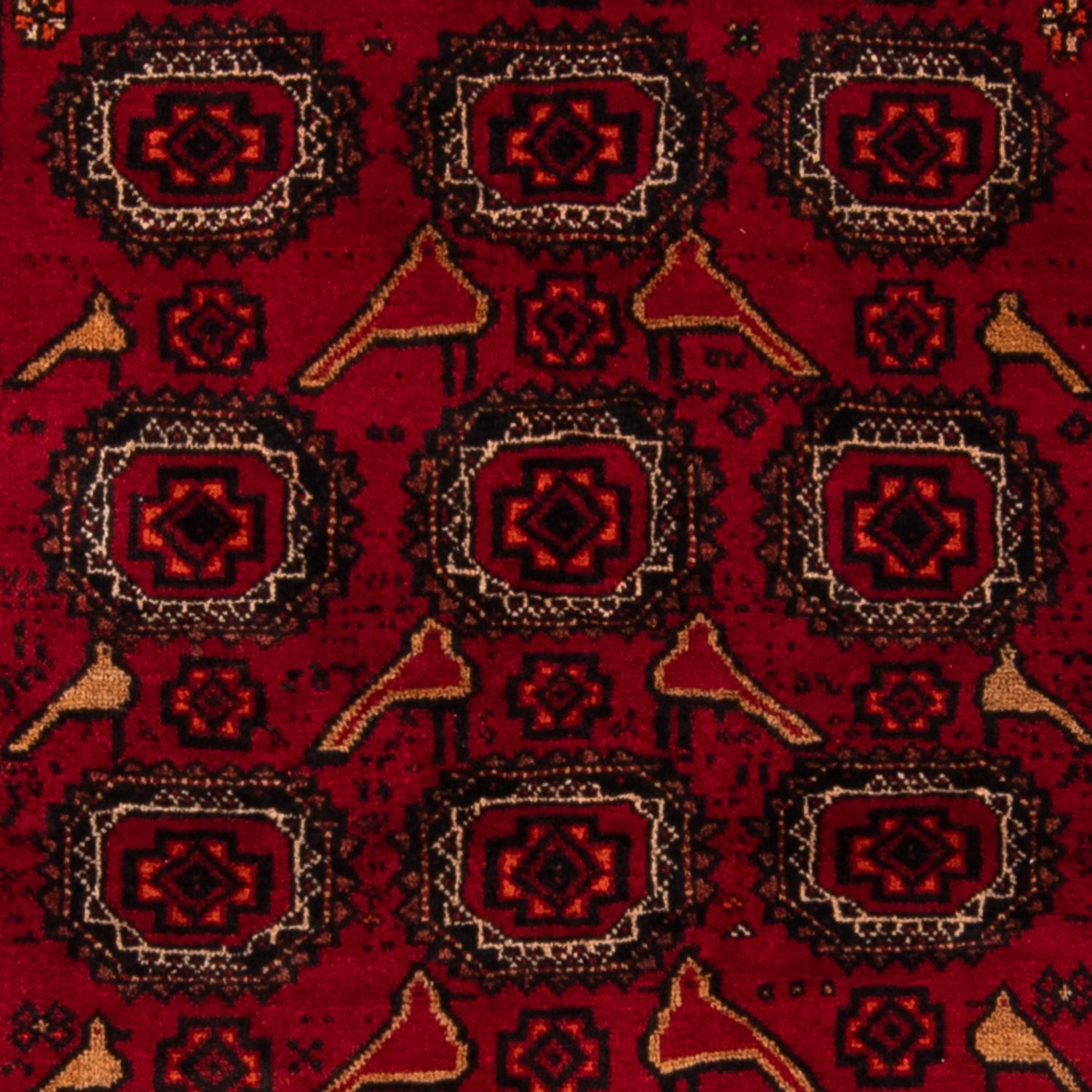 Tappeto corsia Tappeto Belutsch - 188 x 94 cm - rosso