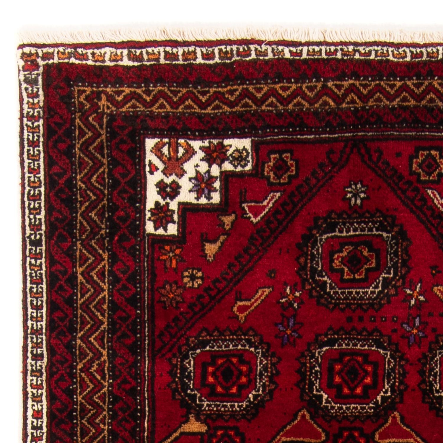 Tappeto corsia Tappeto Belutsch - 188 x 94 cm - rosso