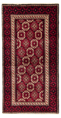 Tappeto corsia Tappeto Belutsch - 198 x 102 cm - rosso
