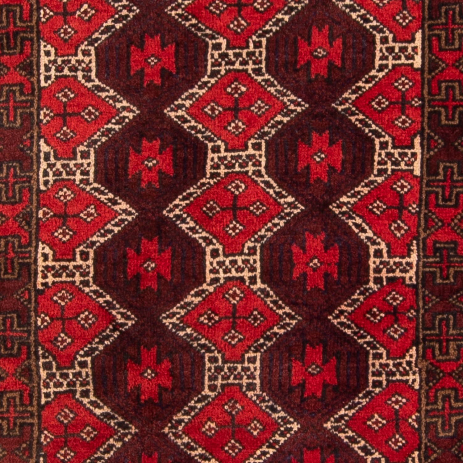 Tappeto corsia Tappeto Belutsch - 190 x 95 cm - rosso