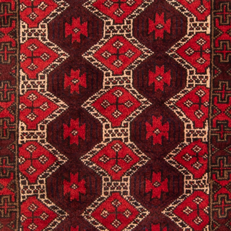 Tappeto corsia Tappeto Belutsch - 190 x 95 cm - rosso