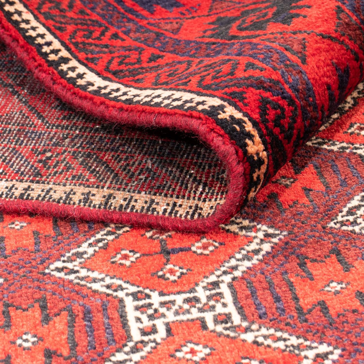 Tappeto corsia Tappeto Belutsch - 190 x 95 cm - rosso