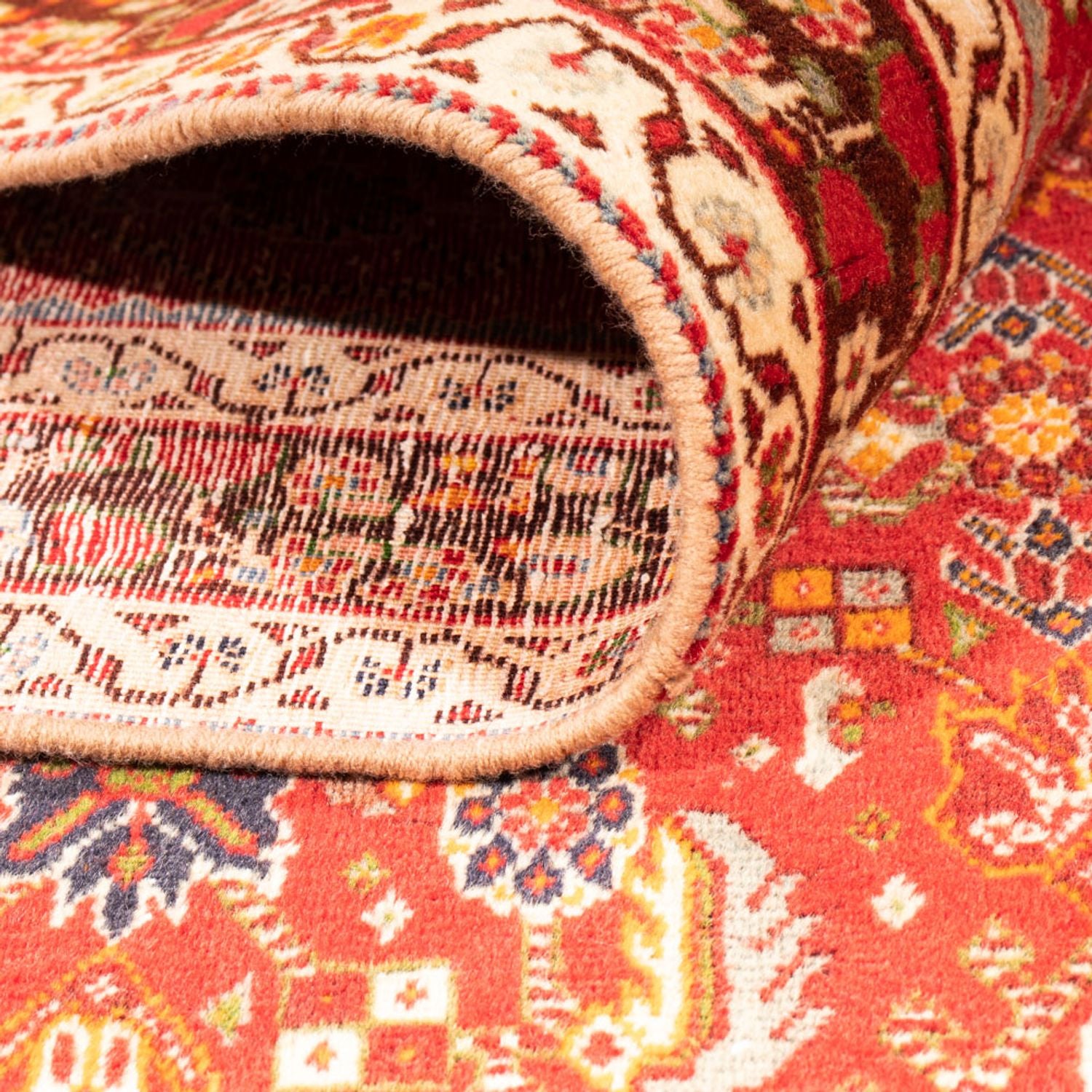 Tappeto Gabbeh - Kashkuli Persero - 192 x 130 cm - rosso