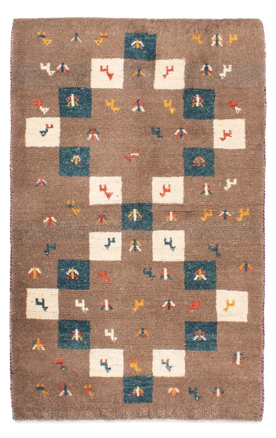 Tappeto Gabbeh - Persero - 139 x 82 cm - marrone