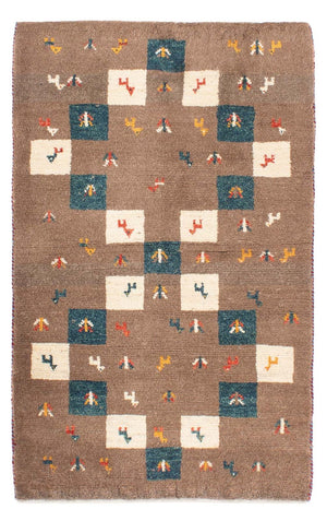 Tappeto Gabbeh - Persero - 139 x 82 cm - marrone