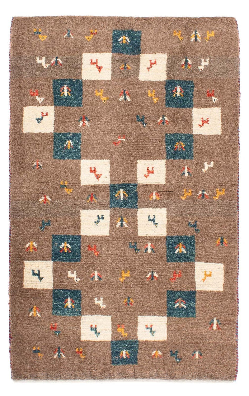 Tappeto Gabbeh - Persero - 139 x 82 cm - marrone