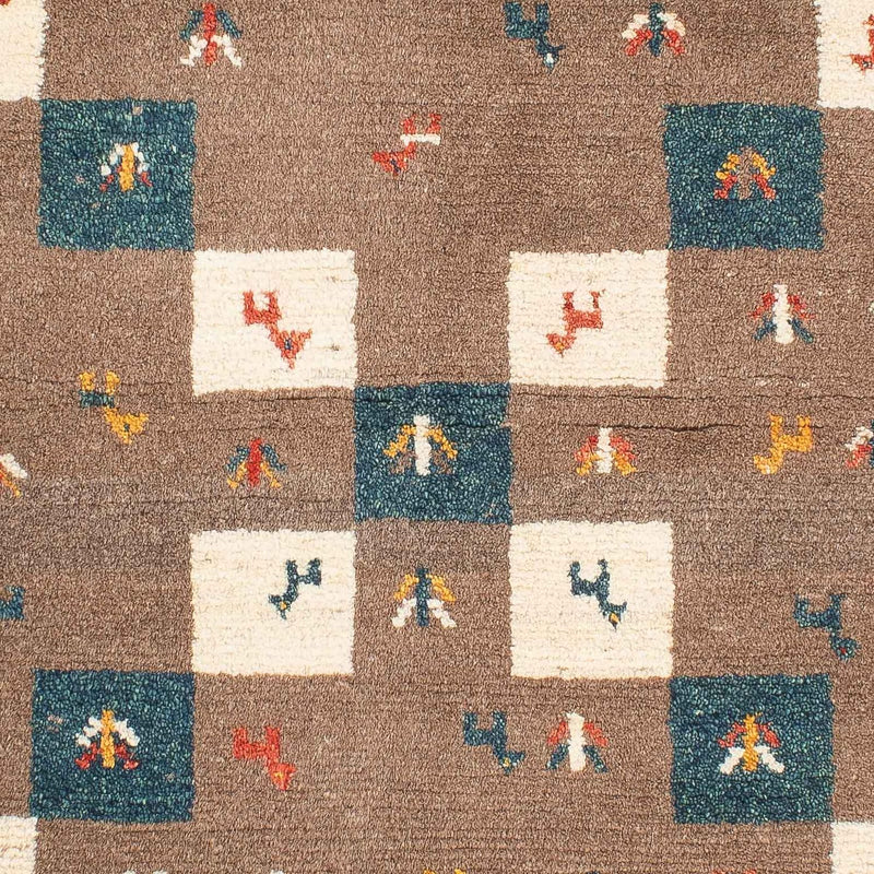 Tappeto Gabbeh - Persero - 139 x 82 cm - marrone