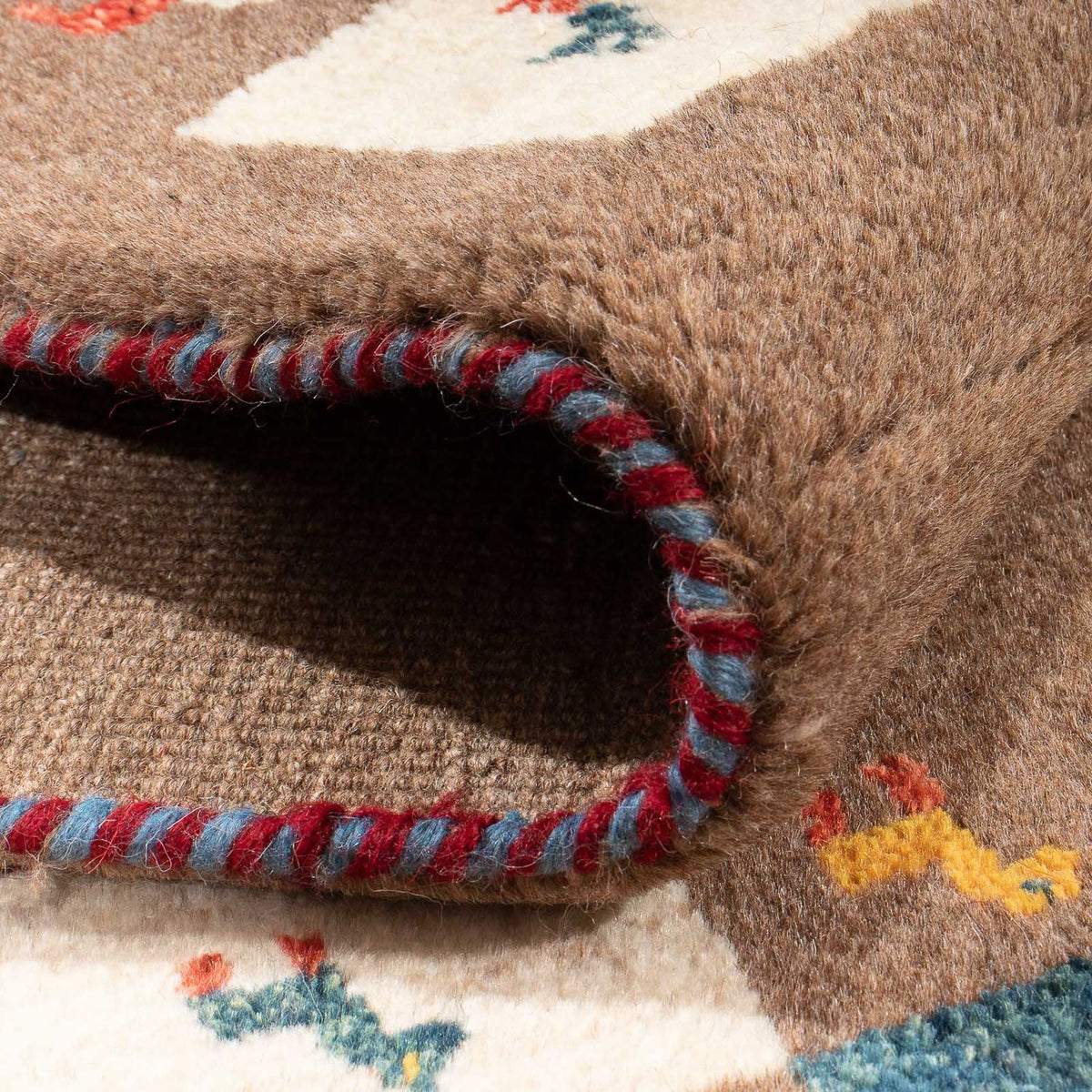 Tappeto Gabbeh - Persero - 139 x 82 cm - marrone