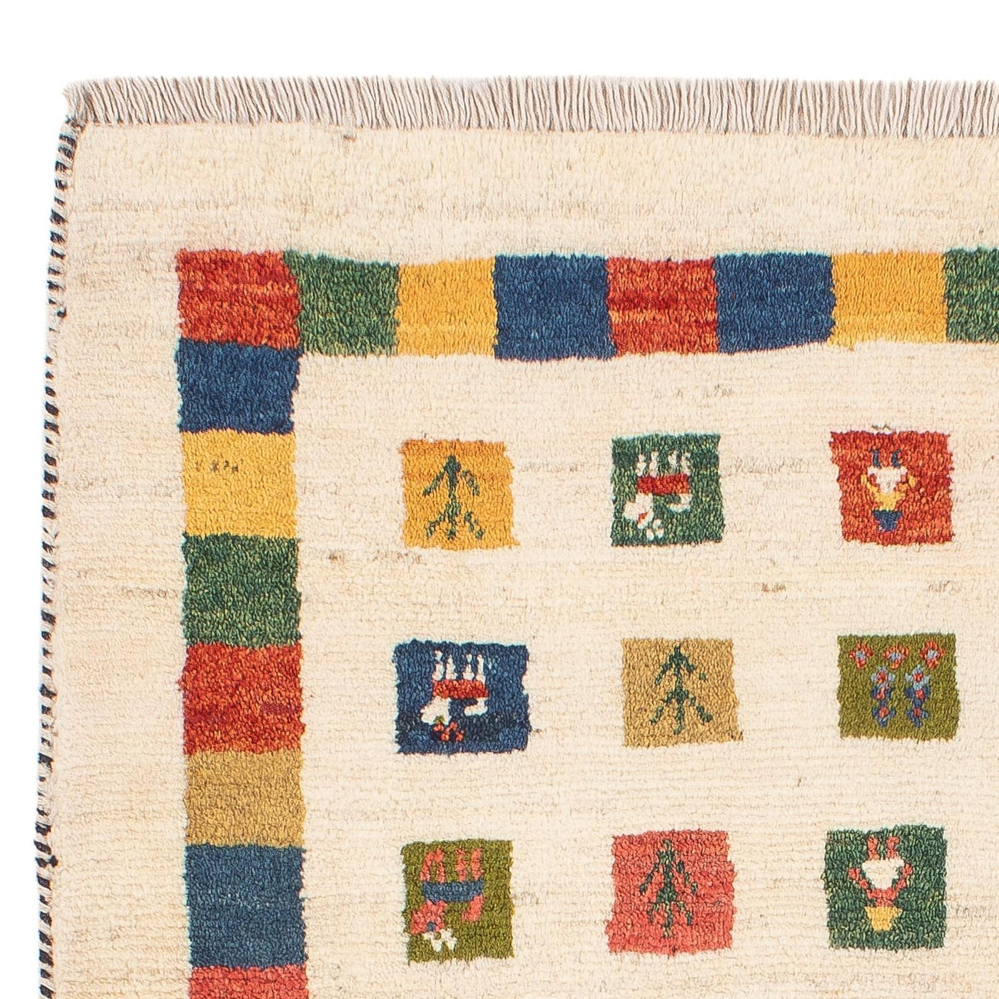 Gabbeh Persiano Tappeto 122x76cm - Perserteppich Wollteppich