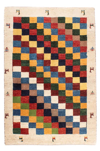 Tappeto Gabbeh - Persero - 125 x 86 cm - multicolore