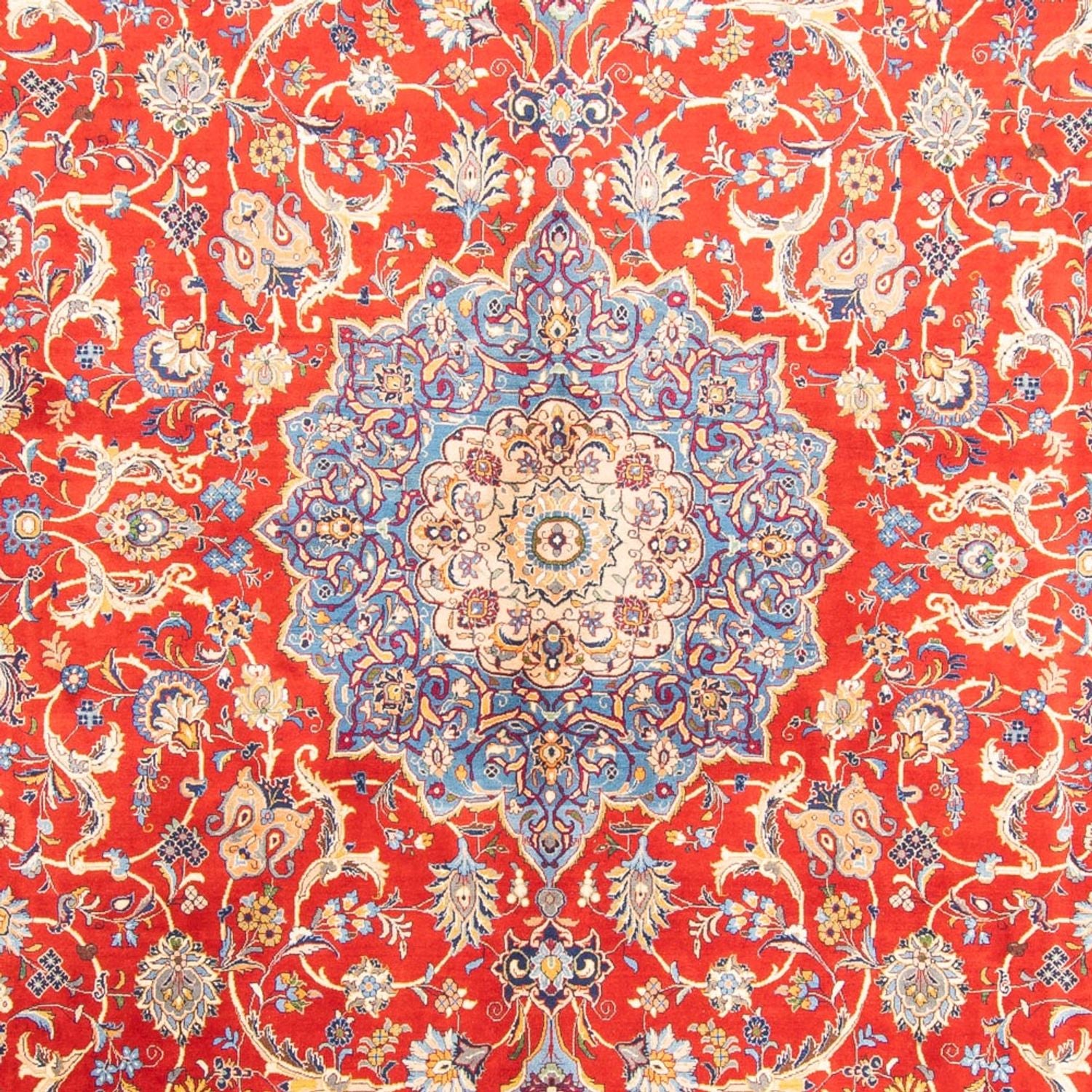 Tappeto Persero - Isfahan - Premio - 461 x 338 cm - rosso
