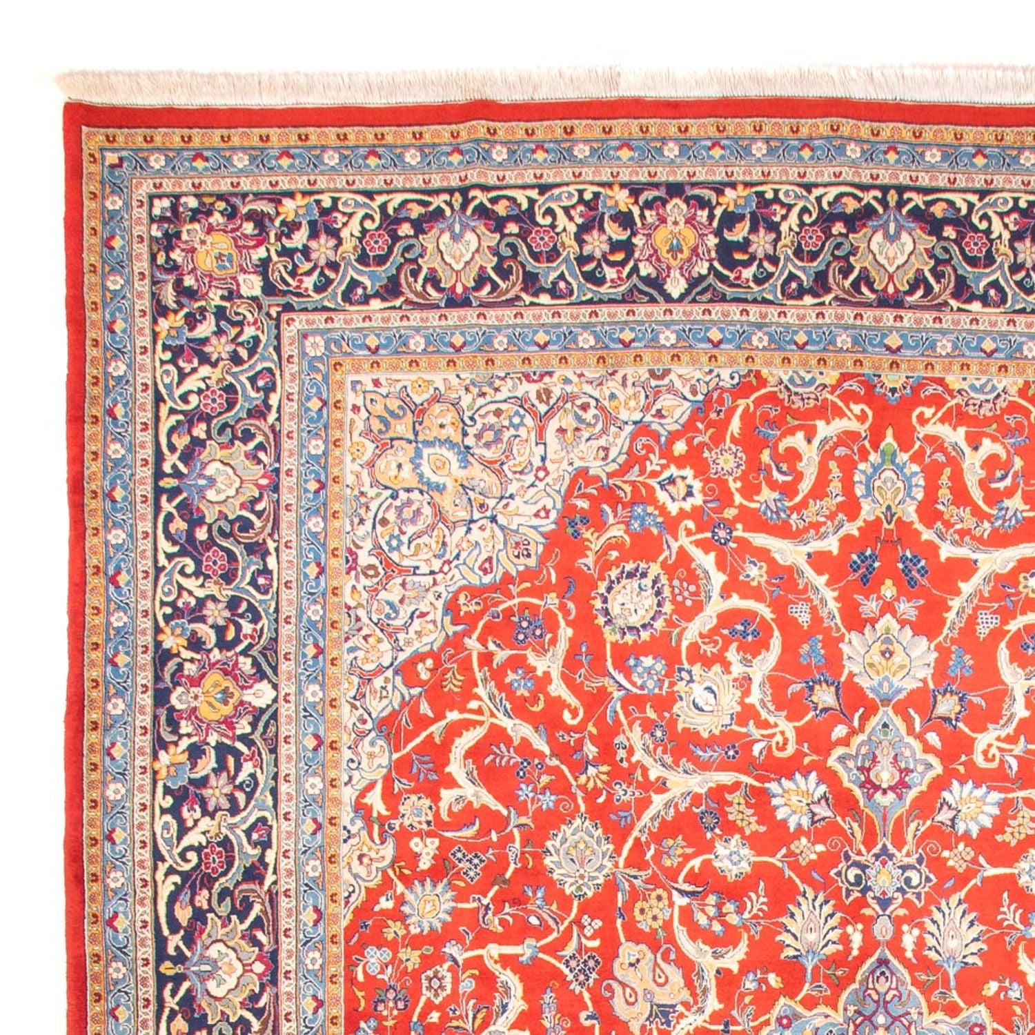Tappeto Persero - Isfahan - Premio - 461 x 338 cm - rosso