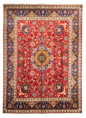 Tappeto Persero - Tabriz - 390 x 289 cm - rosso