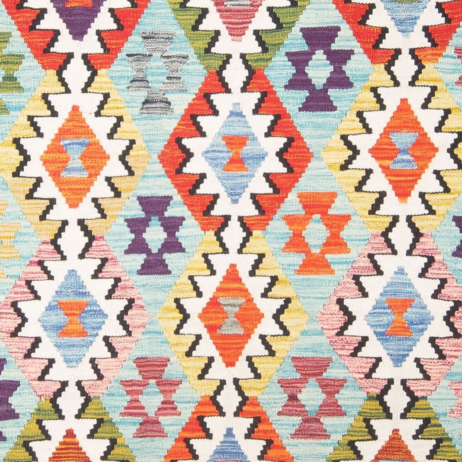 Tappeto Kelim - Splash - 247 x 176 cm - multicolore