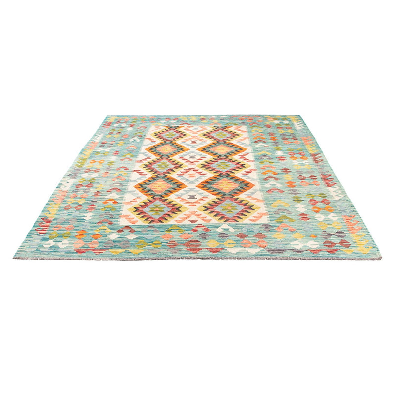 Tappeto Kelim - Splash - 251 x 182 cm - multicolore