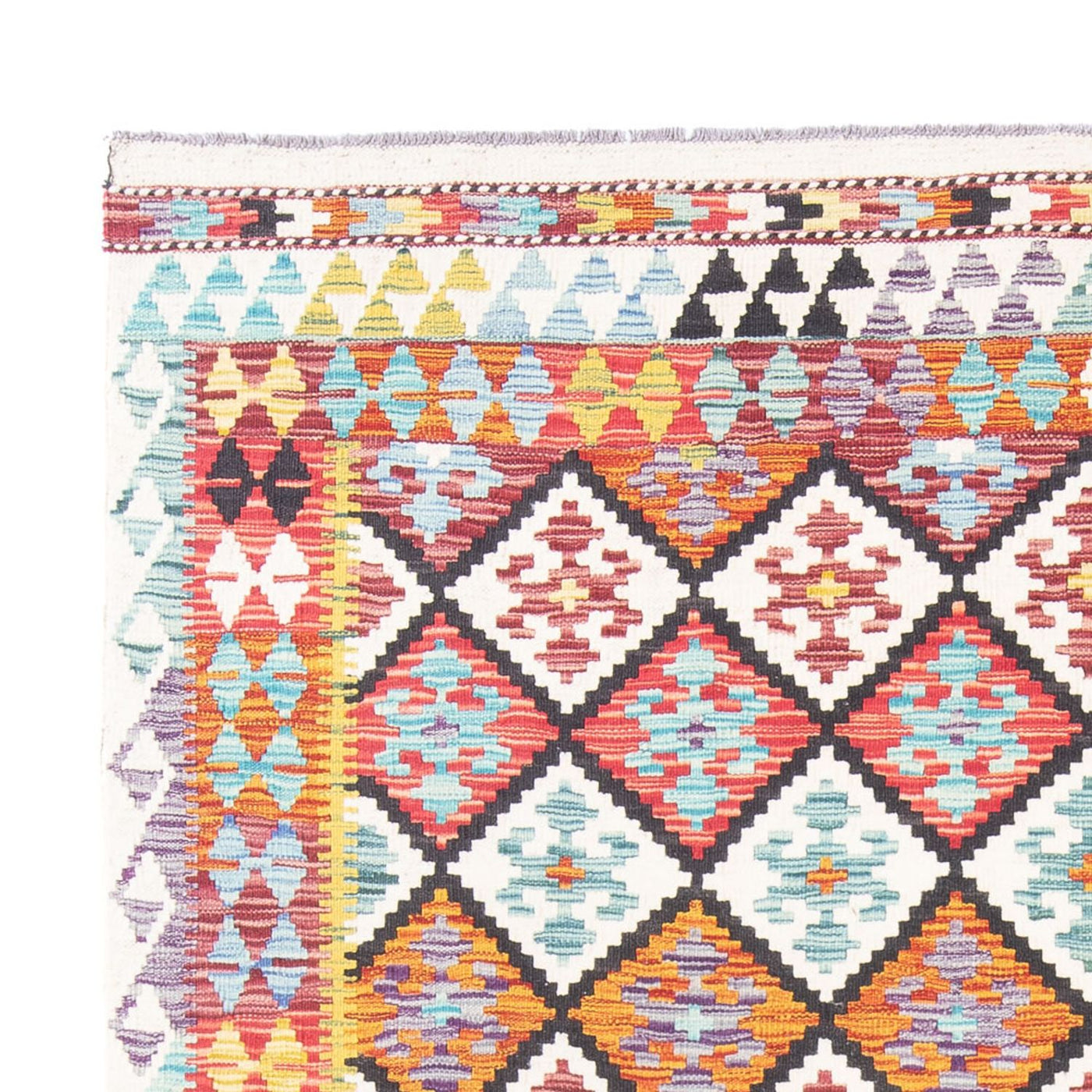Kilim Maimana Tappeto 239x200cm - Tappeto di lana