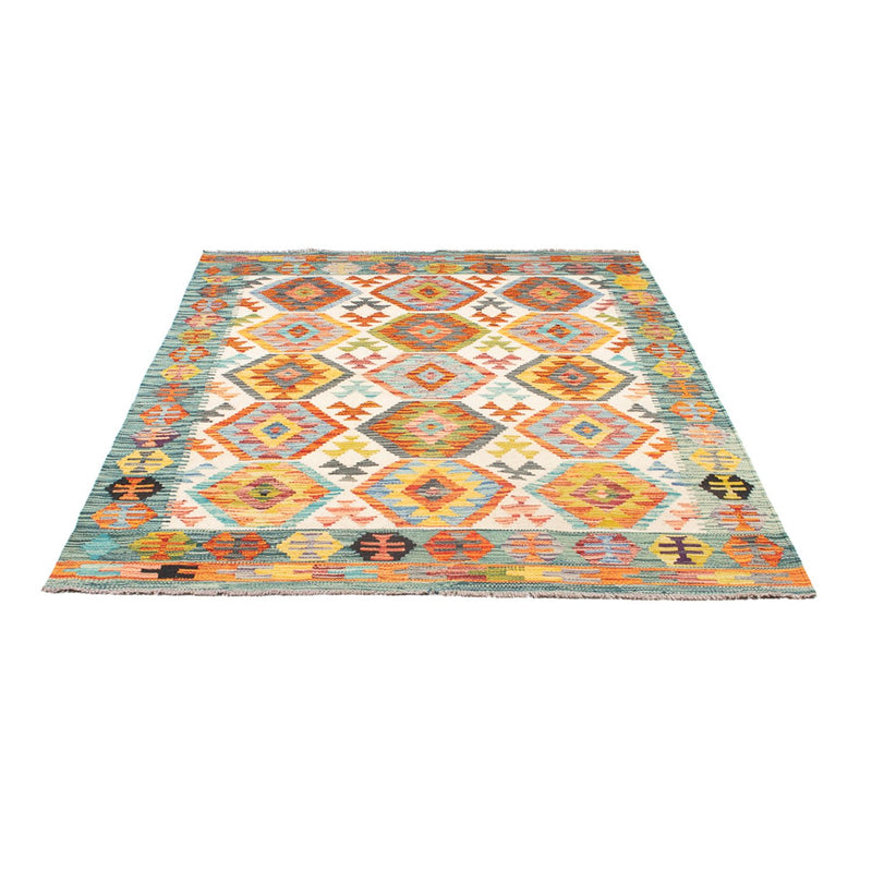 Tappeto Kelim - Splash - 182 x 126 cm - multicolore
