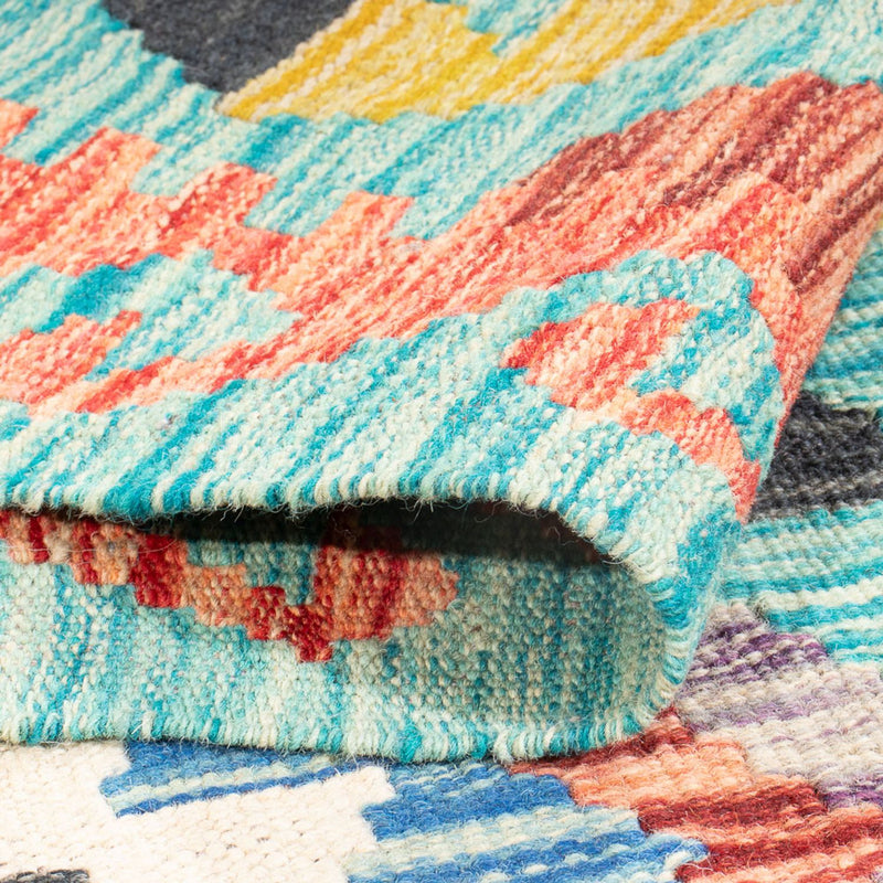 Tappeto Kelim - Splash - 170 x 118 cm - multicolore