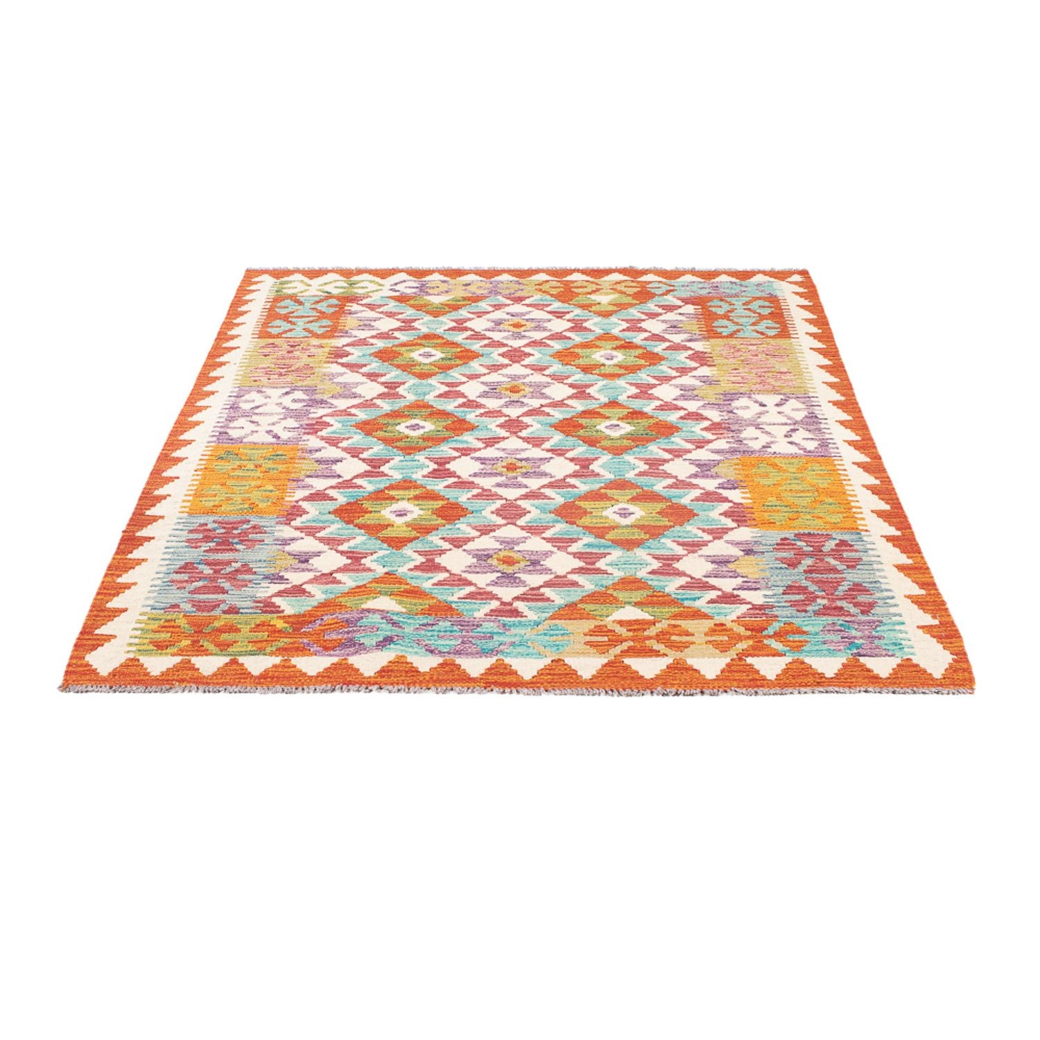 Tappeto Kelim - Splash - 166 x 119 cm - multicolore