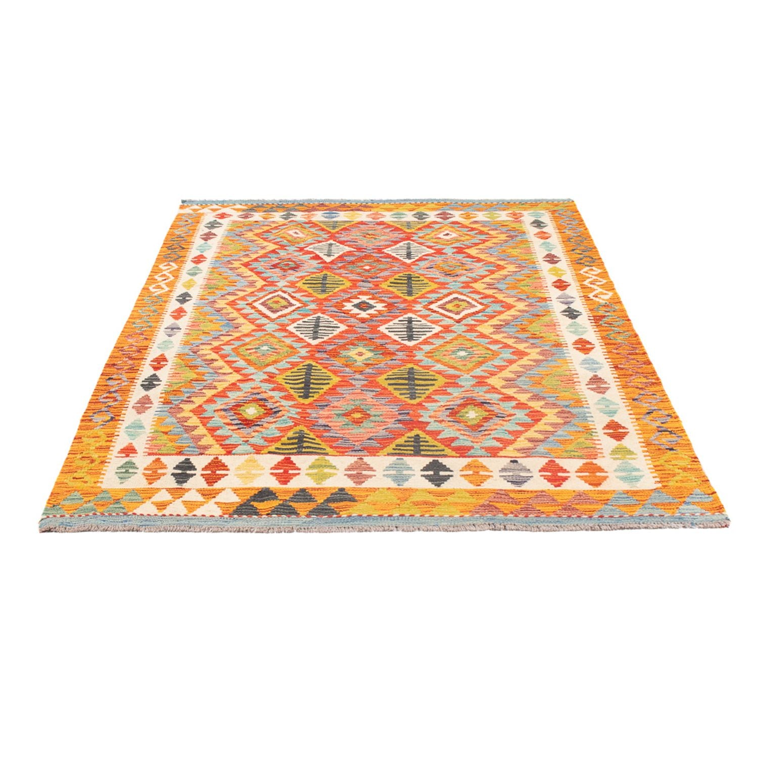Tappeto Kelim - Splash - 190 x 123 cm - multicolore