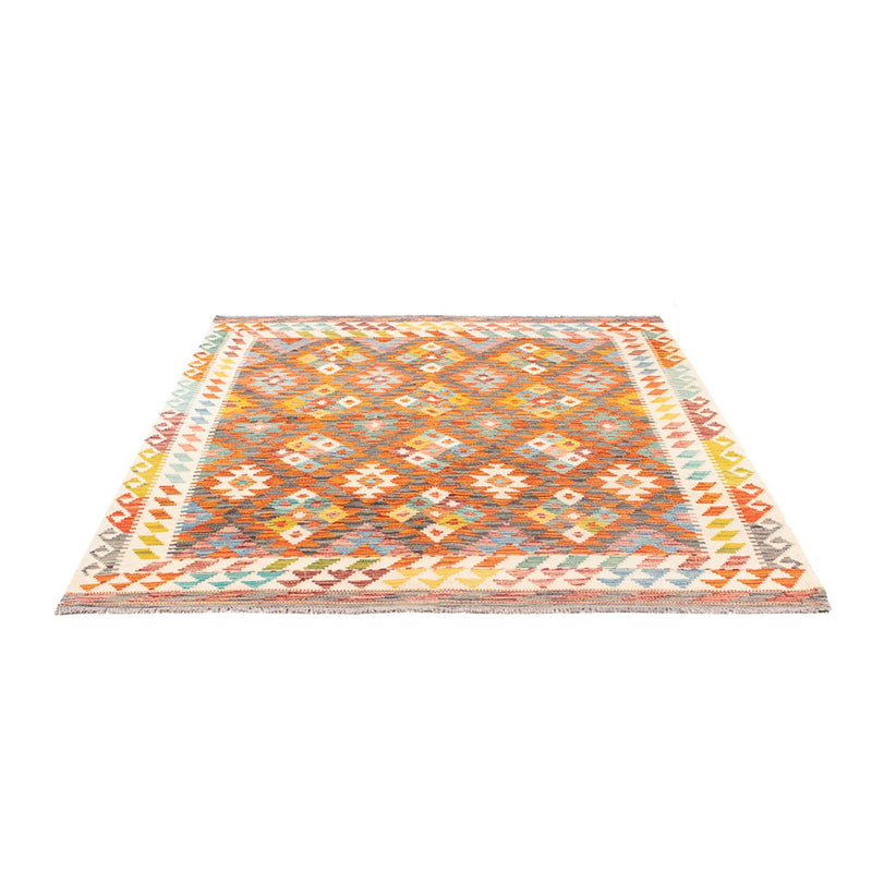 Tappeto Kelim - Splash - 195 x 156 cm - multicolore