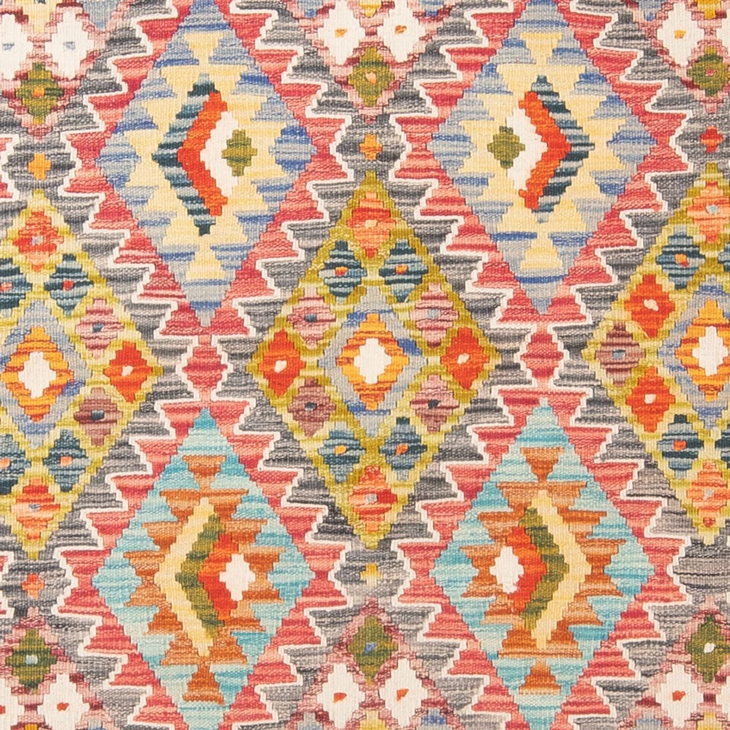Tappeto Kelim - Splash - 197 x 162 cm - multicolore