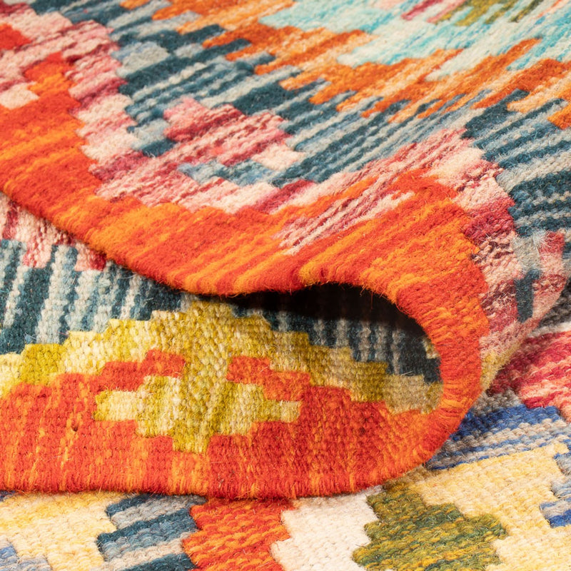 Tappeto Kelim - Splash - 197 x 162 cm - multicolore