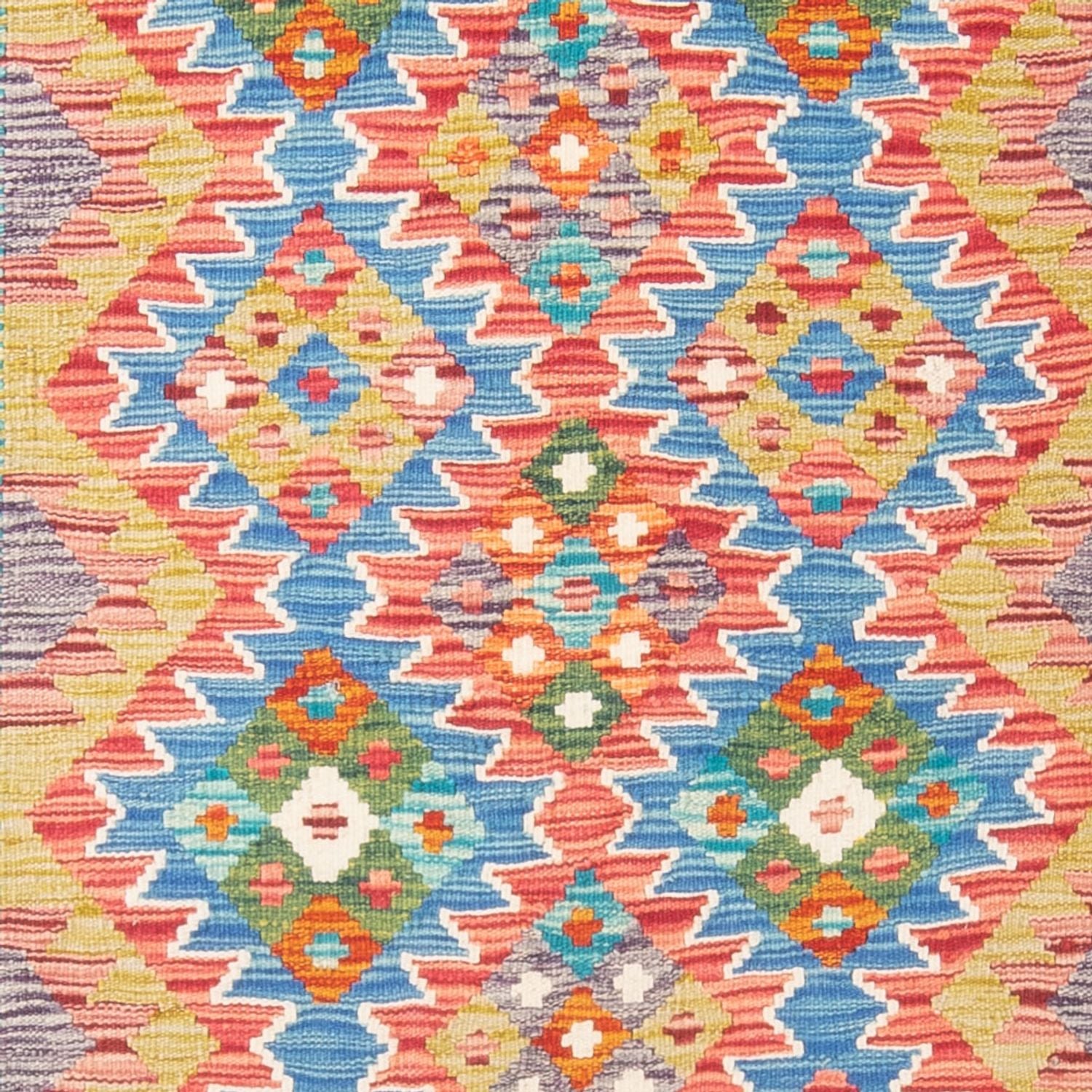Tappeto Kelim - Splash - 196 x 152 cm - multicolore